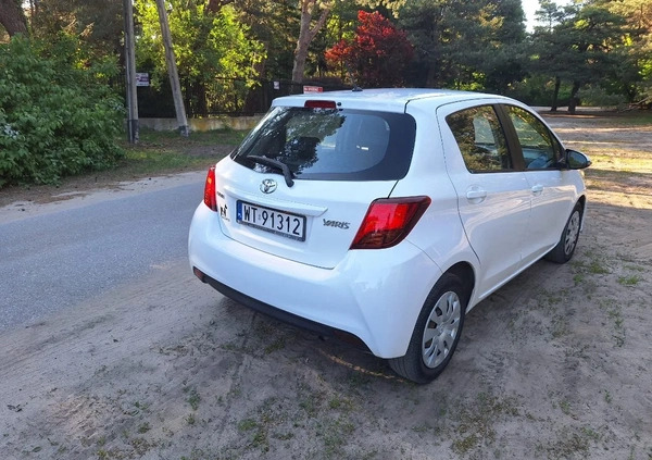 Toyota Yaris cena 38500 przebieg: 74800, rok produkcji 2015 z Warszawa małe 211